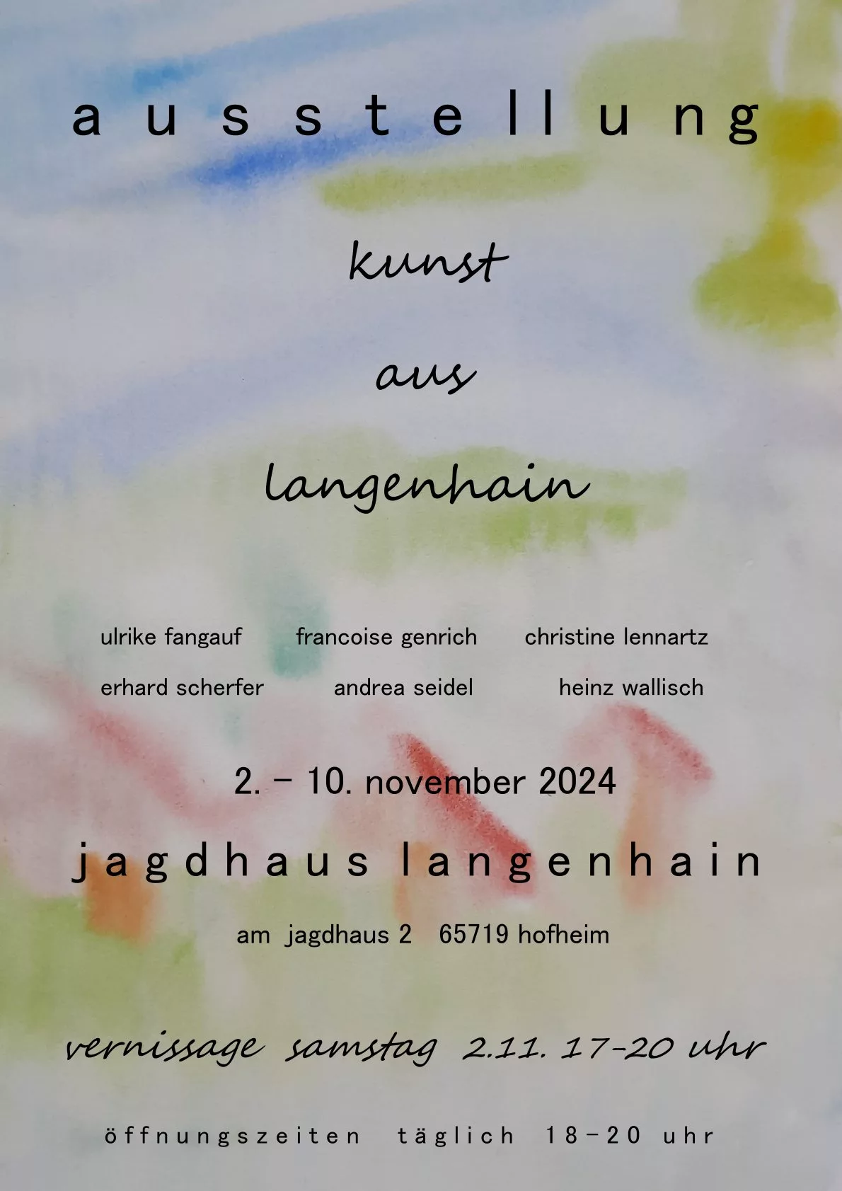 Vernissage "Kunst aus Langenhain"