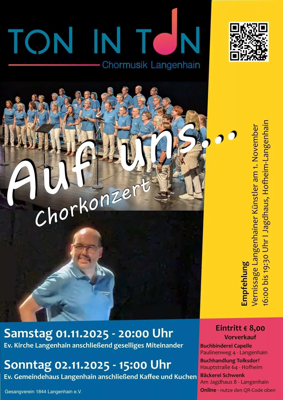 Jubiläumskonzert Popchor „Ton in Ton“