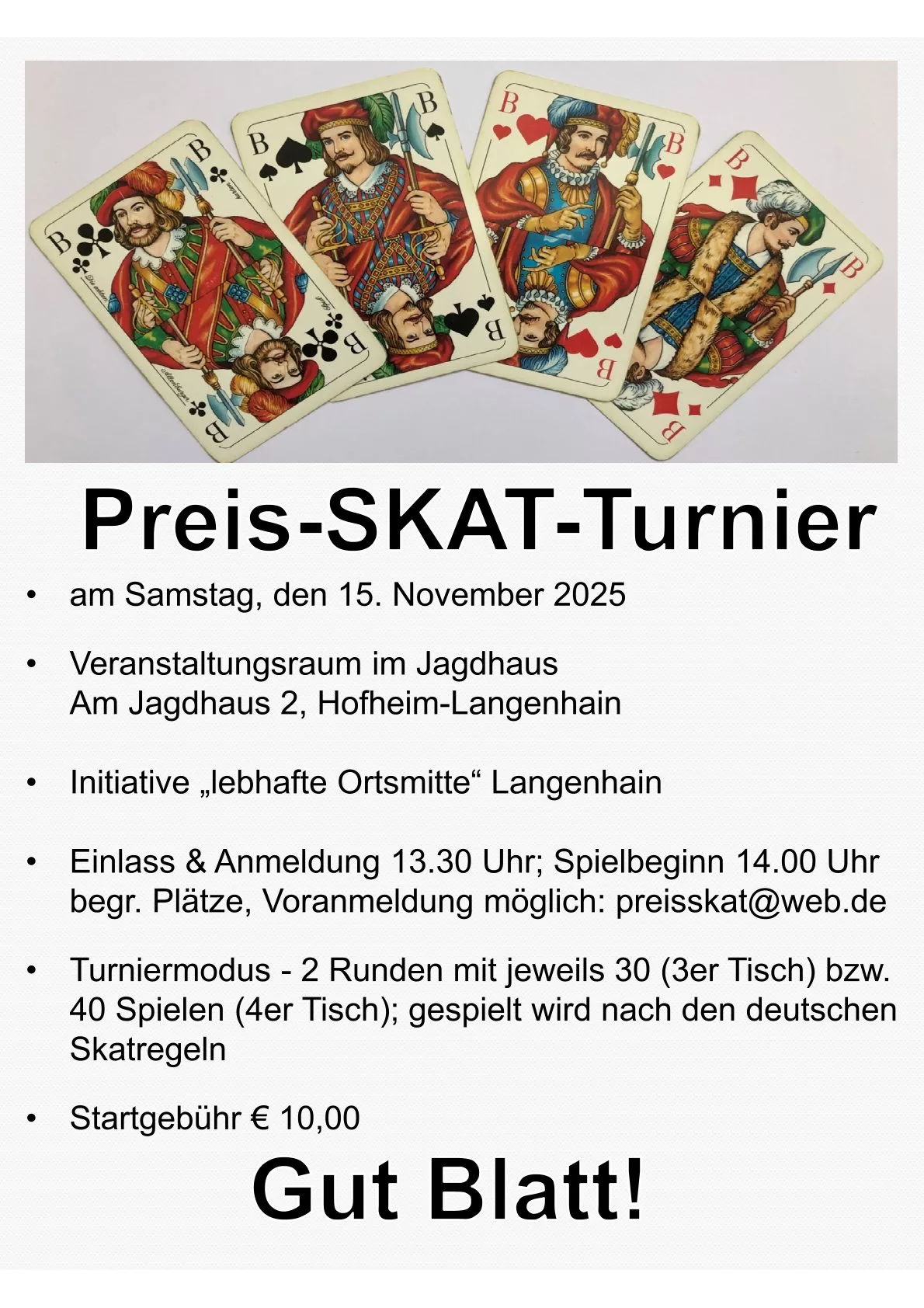 Preis-SKAT Turnier 2025