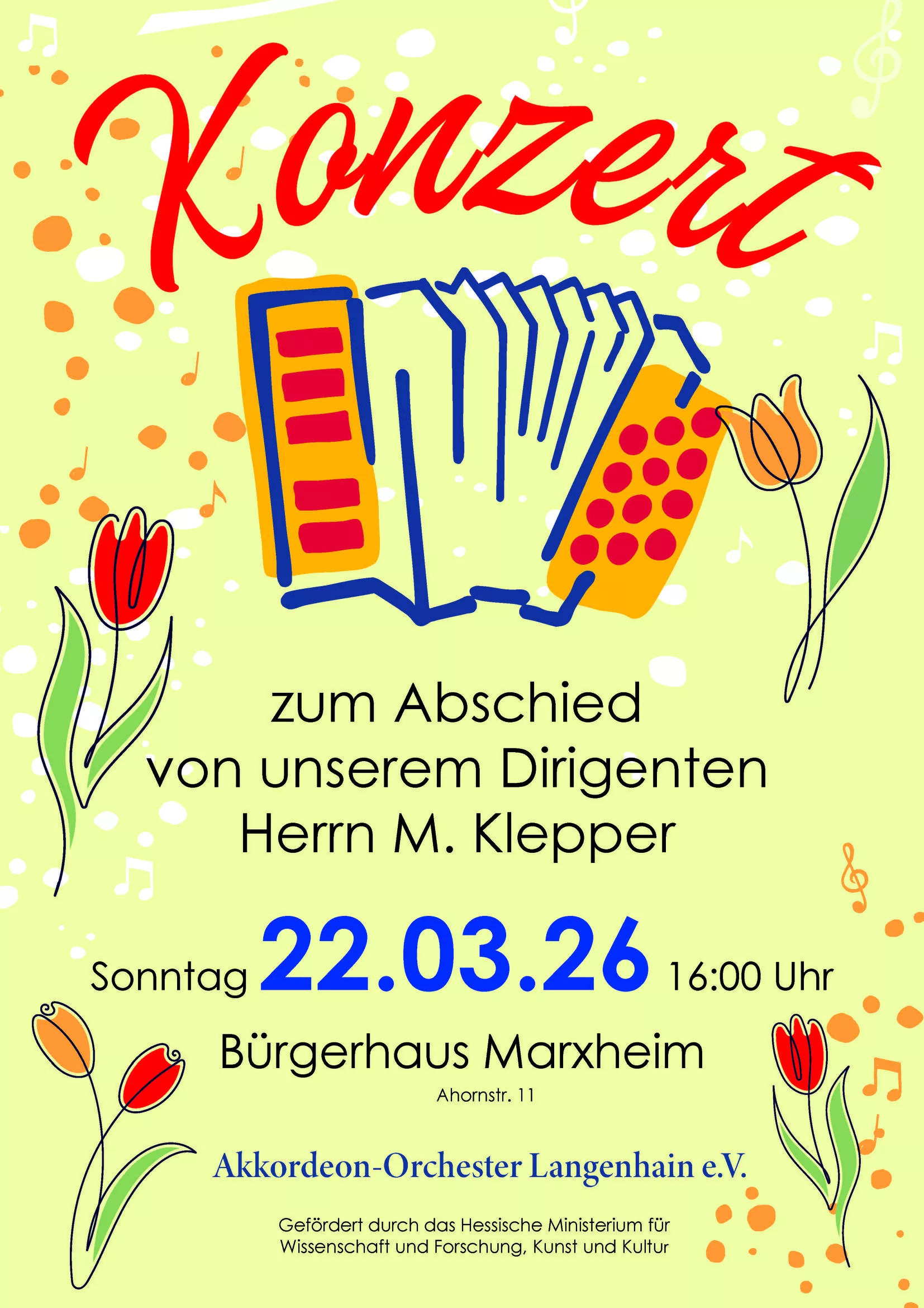 Thank you for the music! - Abschiedskonzert des Dirigenten