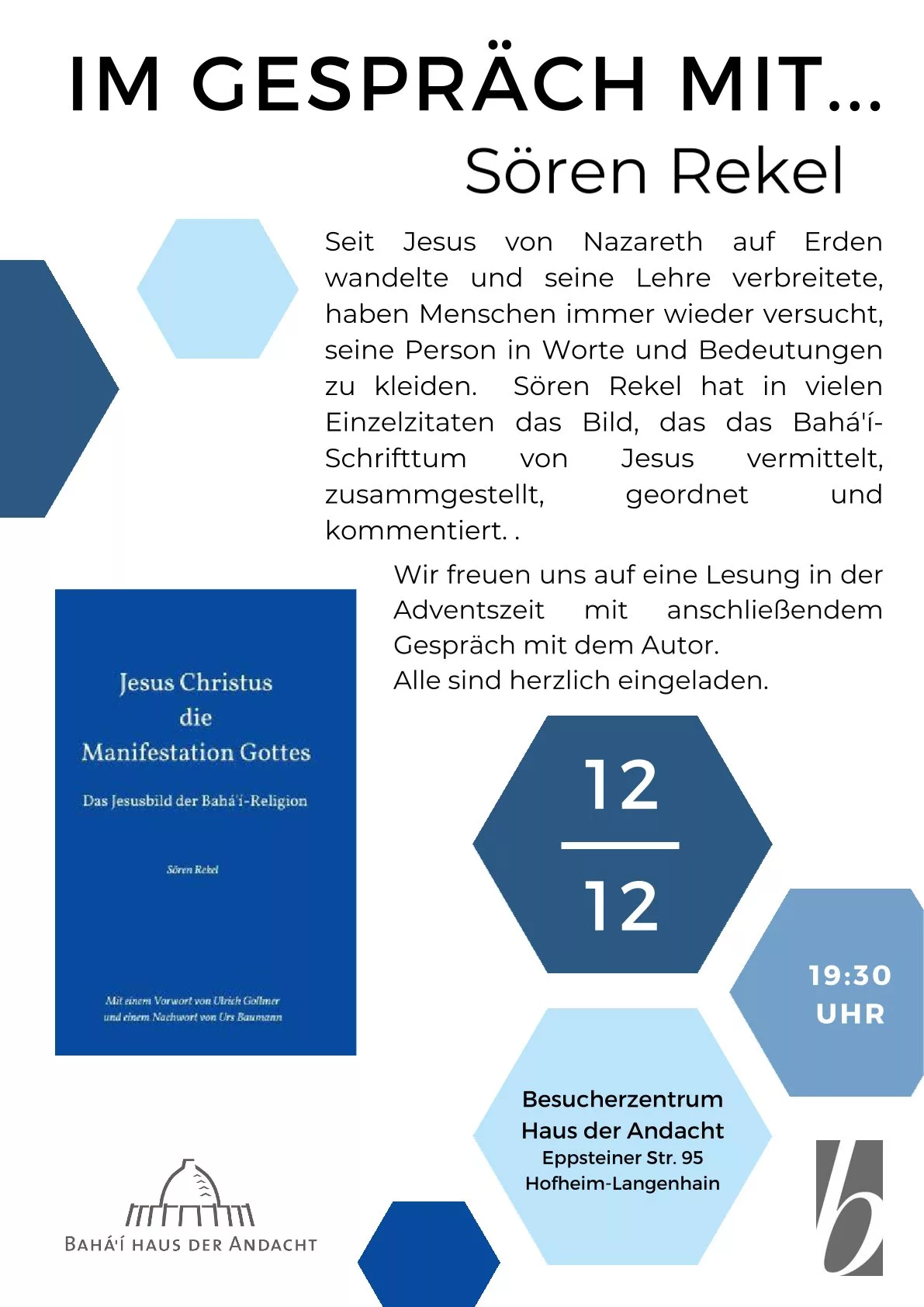 Lesung mit Sören Rekel