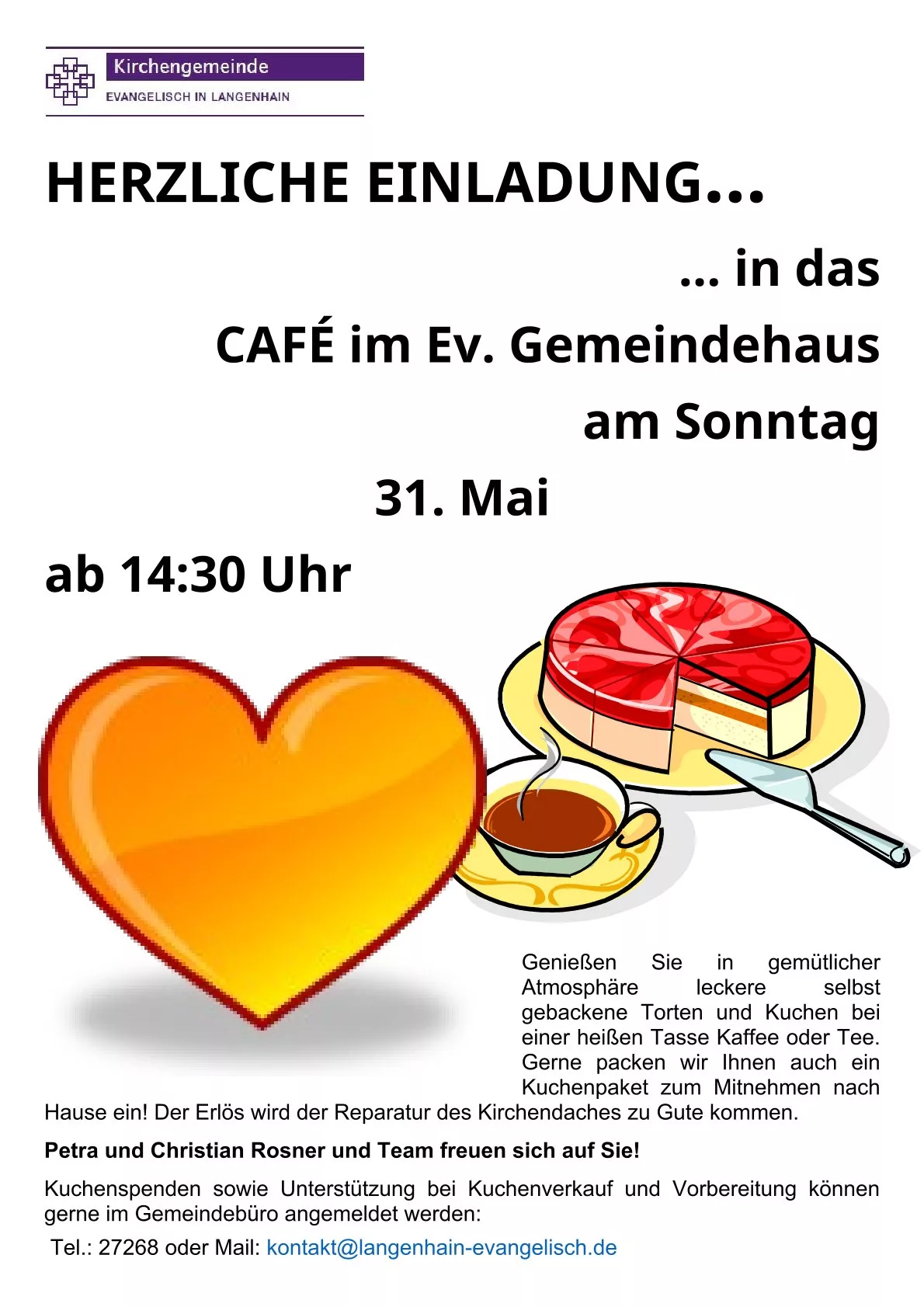 CAFÉ im Ev. Gemeindehaus