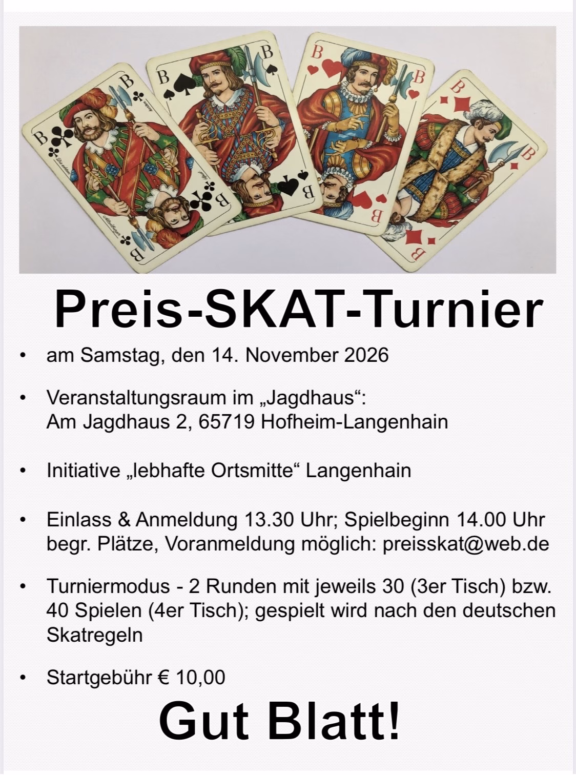 Preis-SKAT Turnier 2026