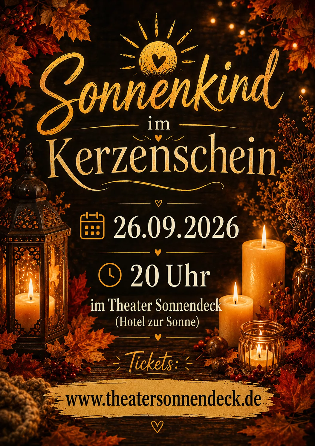 Sonnenkind im Kerzenschein