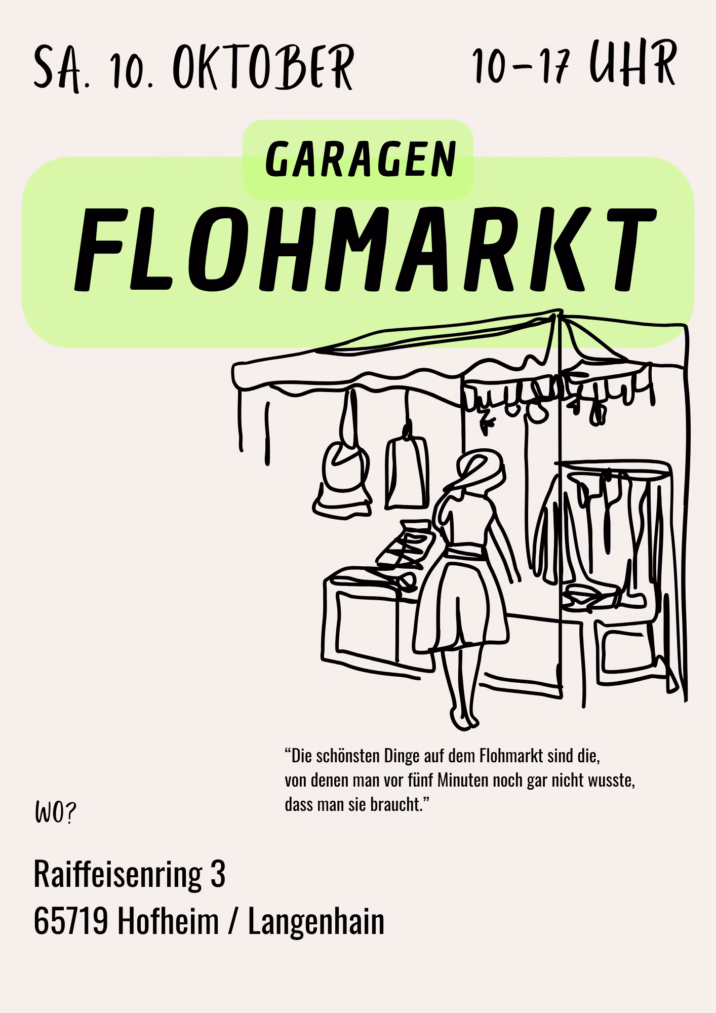 Garagenflohmarkt