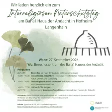 Interreligiöser Naturschutztag 2026