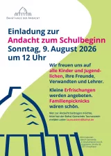 Andacht zum Schulbeginn