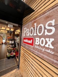 PaoloBox Schild Eingang