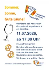 Weinstand des Akkordeonorchesters Langenhain am 11.07.2026